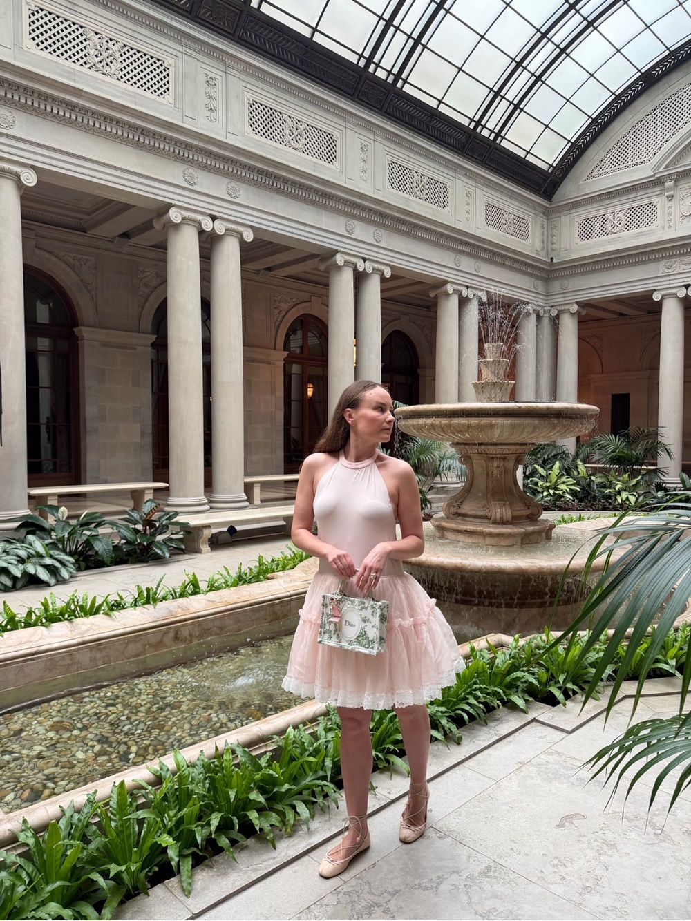Selkie Blush Pink Tulle Midi Dress